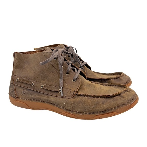 Ariat Holbrook Men’s Brown Leather Laced Up Chukka Boots main image 15